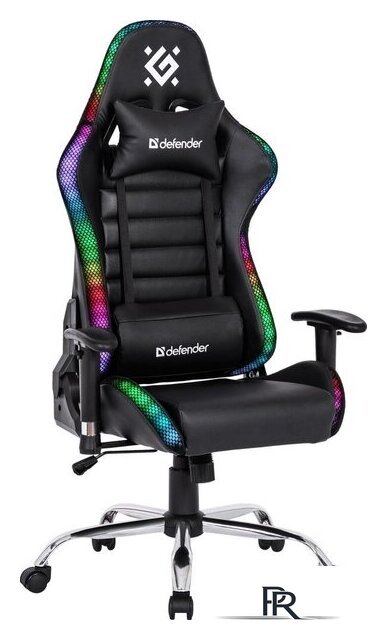 Игровое (геймерское) кресло Defender Ultimate (черный) - Изображение №1 — Интернет-магазин ПроЗаказ