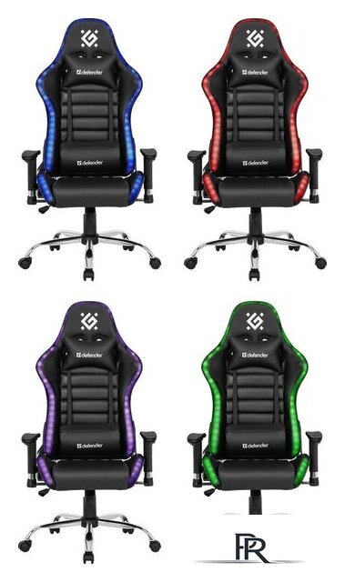 Игровое (геймерское) кресло Defender Ultimate (черный) - Изображение №7 — Интернет-магазин ПроЗаказ