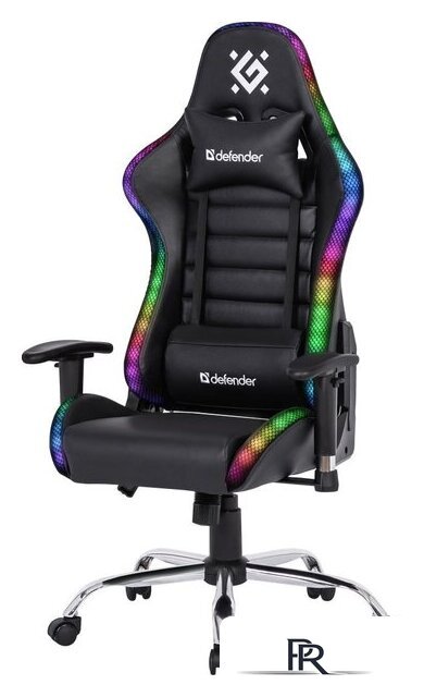 Игровое (геймерское) кресло Defender Ultimate (черный) - Изображение №3 — Интернет-магазин ПроЗаказ