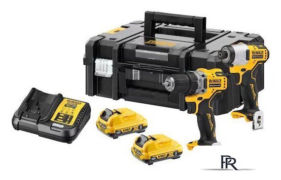  DeWalt DCK2110L2T (шуруповерт, винтоверт, 2 АКБ, кейс) - Изображение №1 — Интернет-магазин ПроЗаказ