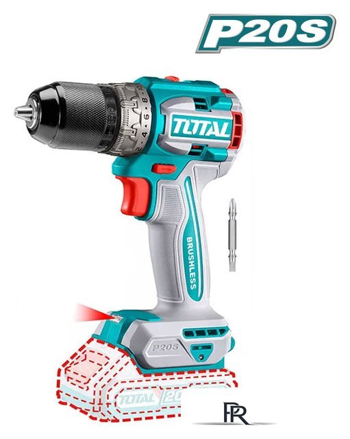 Дрель-шуруповерт Total TDLI206021 (без АКБ) - Изображение №1 — Интернет-магазин ПроЗаказ