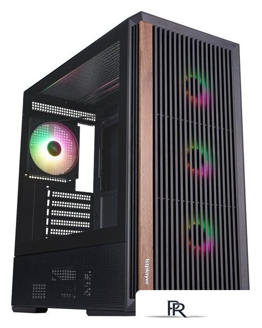 Корпус 1stPlayer WD7 ARGB WD7-BK-4FA7-2FA7R (черный) - Изображение №1 — Интернет-магазин ПроЗаказ