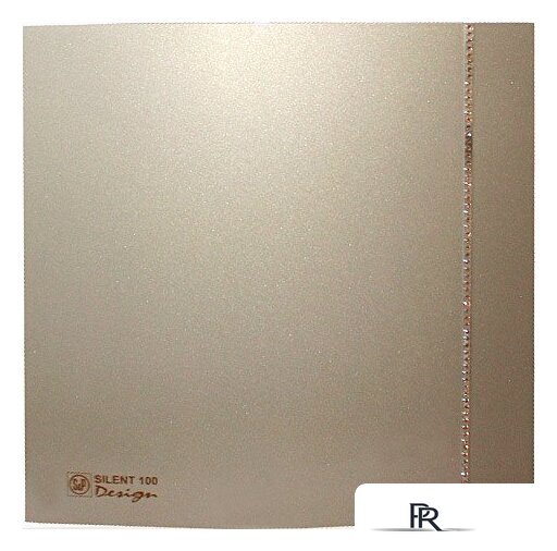 Осевой вентилятор Soler&Palau Silent-100 CZ Champagne Design Swarovski [5210622500] - Изображение №1 — Интернет-магазин ПроЗаказ