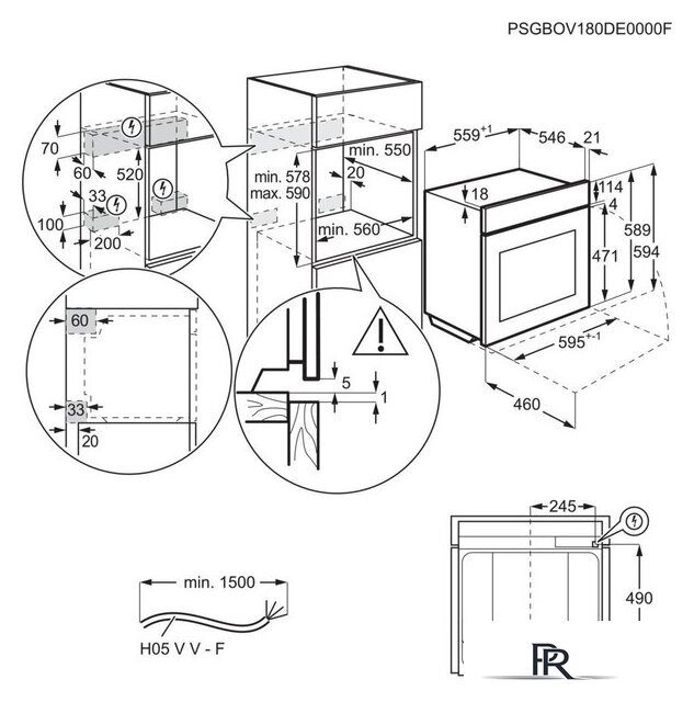 Электрический духовой шкаф Electrolux EOE8P39WX - Изображение №5 — Интернет-магазин ПроЗаказ