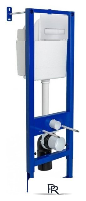 Инсталляция для унитаза Berges Wasserhaus Atom Line 410 040339 (с кнопкой) - Изображение №1 — Интернет-магазин ПроЗаказ