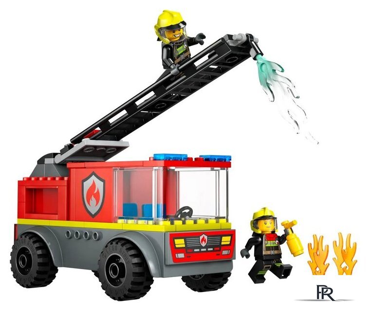 Конструктор LEGO City Пожарная машина с лестницей 60463 - Изображение №4 — Интернет-магазин ПроЗаказ
