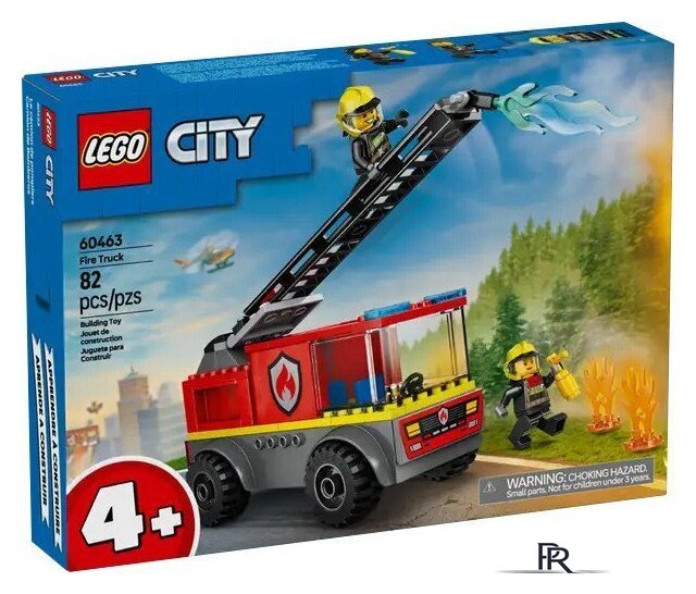 Конструктор LEGO City Пожарная машина с лестницей 60463 - Изображение №1 — Интернет-магазин ПроЗаказ