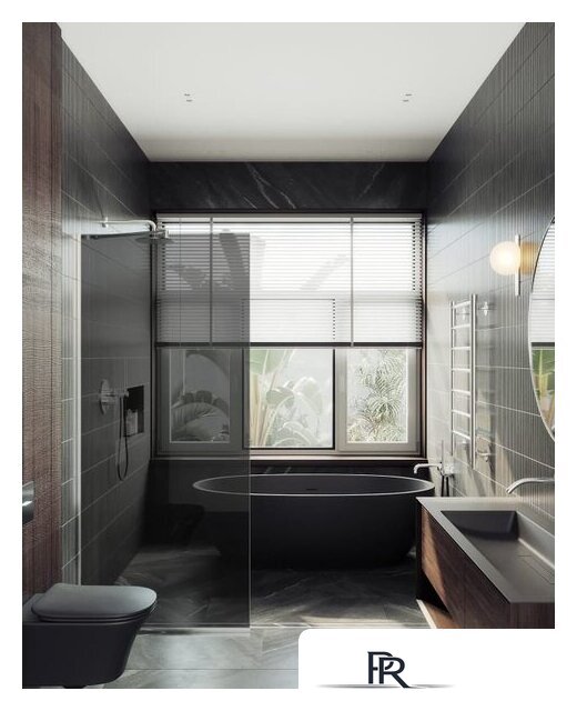 Душевая стенка MaybahGlass 195x79 MGD-698-5у (графитовое стекло/хром матовый) - Изображение №3 — Интернет-магазин ПроЗаказ