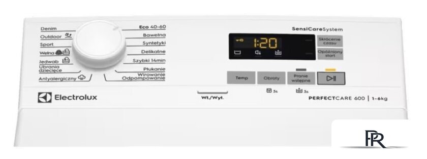 Стиральная машина с вертикальной загрузкой Electrolux SensiCare 600 EW6TN5261FP - Изображение №2 — Интернет-магазин ПроЗаказ