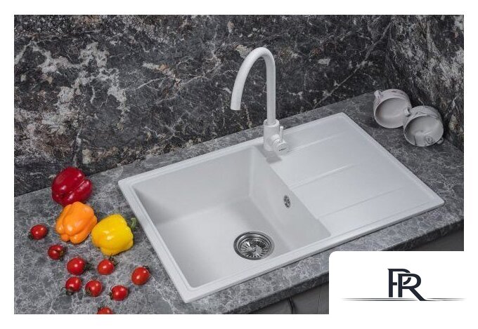 Кухонная мойка AV Engineering Benefit AVE730470WTA (белый) - Изображение №4 — Интернет-магазин ПроЗаказ