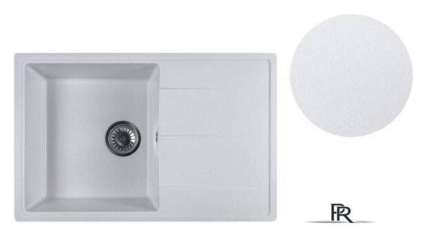 Кухонная мойка AV Engineering Benefit AVE730470WTA (белый) - Изображение №3 — Интернет-магазин ПроЗаказ