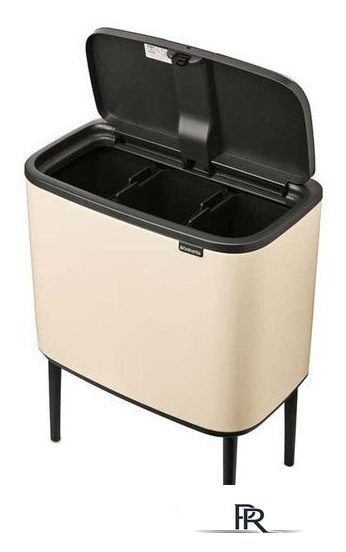 Система сортировки мусора Brabantia Bo Touch Bin 3x11 л (бежевый) - Изображение №4 — Интернет-магазин ПроЗаказ
