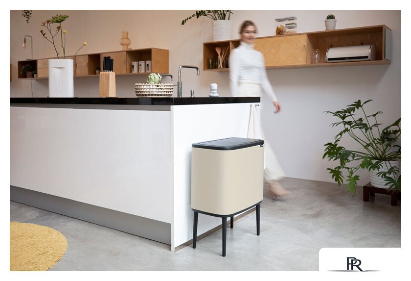 Система сортировки мусора Brabantia Bo Touch Bin 3x11 л (бежевый) - Изображение №6 — Интернет-магазин ПроЗаказ