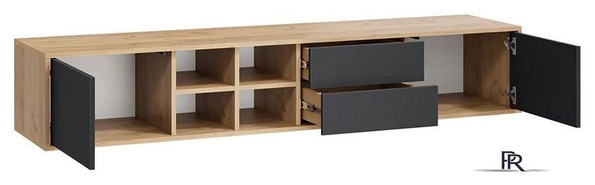 Тумба Трия Тип 5 (дуб крафт золотой/антрацит) - Изображение №2 — Интернет-магазин ПроЗаказ