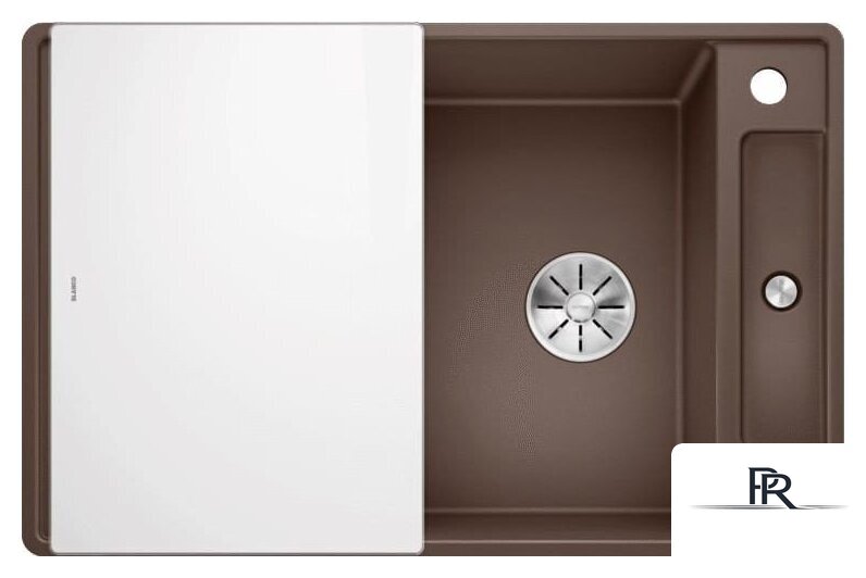 Кухонная мойка Blanco Axia III 45 S-F 523204 (кофе, стеклянная доска) - Изображение №2 — Интернет-магазин ПроЗаказ