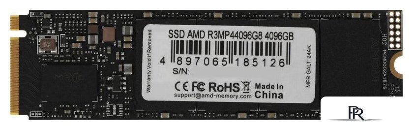 SSD AMD Radeon R3 4TB R3MP44096G8 - Изображение №1 — Интернет-магазин ПроЗаказ