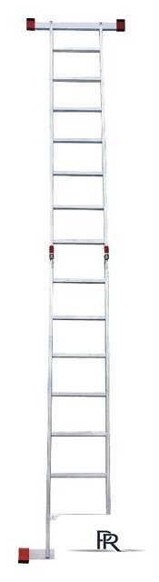 Лестница-трансформер Новая высота NV 331 шарнирная 2x7 ступеней - Изображение №5 — Интернет-магазин ПроЗаказ