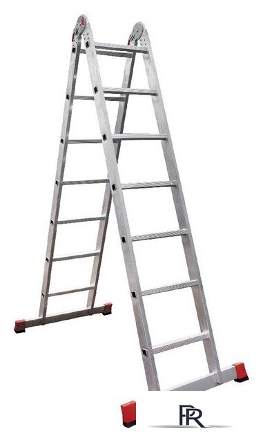 Лестница-трансформер Новая высота NV 331 шарнирная 2x7 ступеней - Изображение №1 — Интернет-магазин ПроЗаказ
