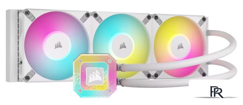 Система жидкостного охлаждения для процессора Corsair iCUE H150i Elite Capellix XT White CW-9060073-WW - Изображение №1 — Интернет-магазин ПроЗаказ