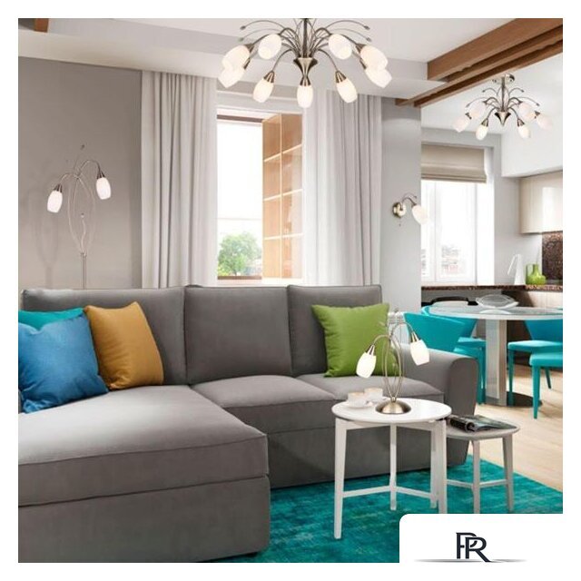 Подвесная люстра Евросвет Ginevra 30280/8 (античная бронза) - Изображение №5 — Интернет-магазин ПроЗаказ