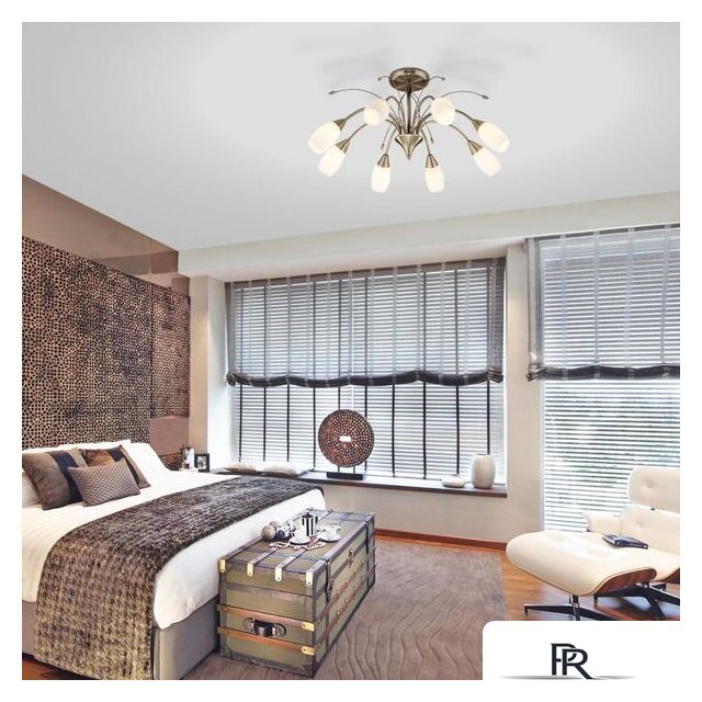 Подвесная люстра Евросвет Ginevra 30280/8 (античная бронза) - Изображение №4 — Интернет-магазин ПроЗаказ