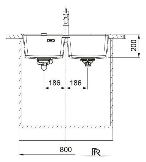 Кухонная мойка Franke Maris MRG 620-35-35 114.0661.784 (каменно-серый) - Изображение №6 — Интернет-магазин ПроЗаказ