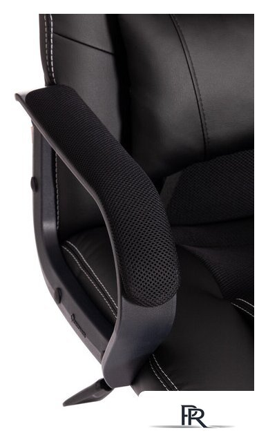 Игровое (геймерское) кресло TetChair Driver (иск. кожа/ткань, черный/черный) - Изображение №10 — Интернет-магазин ПроЗаказ