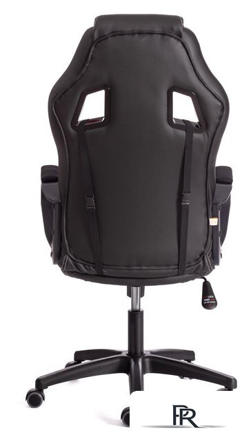Игровое (геймерское) кресло TetChair Driver (иск. кожа/ткань, черный/черный) - Изображение №4 — Интернет-магазин ПроЗаказ