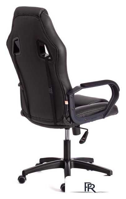 Игровое (геймерское) кресло TetChair Driver (иск. кожа/ткань, черный/черный) - Изображение №3 — Интернет-магазин ПроЗаказ