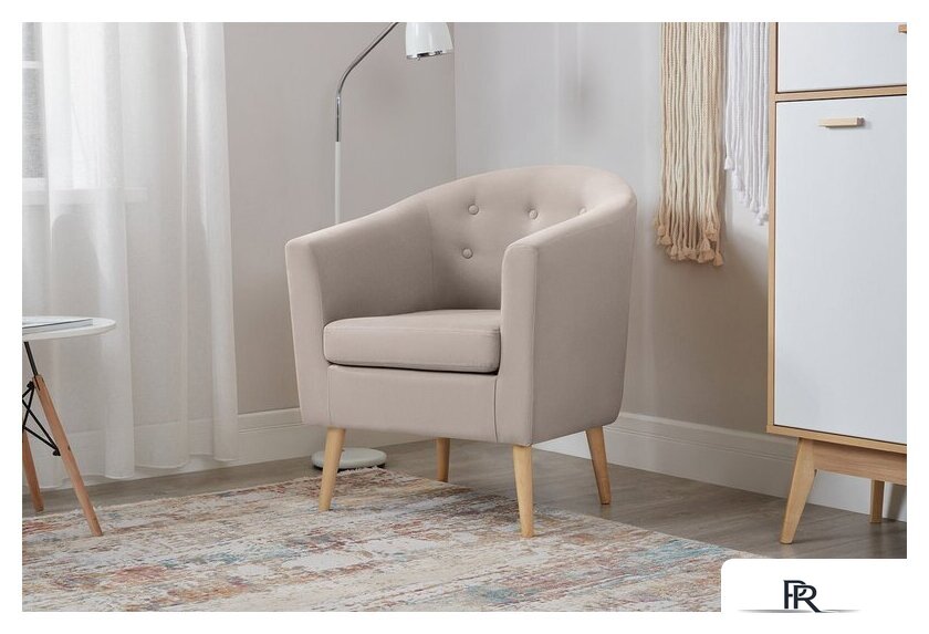 Интерьерное кресло Mio Tesoro Джон 117 (1101 бежевый) - Изображение №10 — Интернет-магазин ПроЗаказ