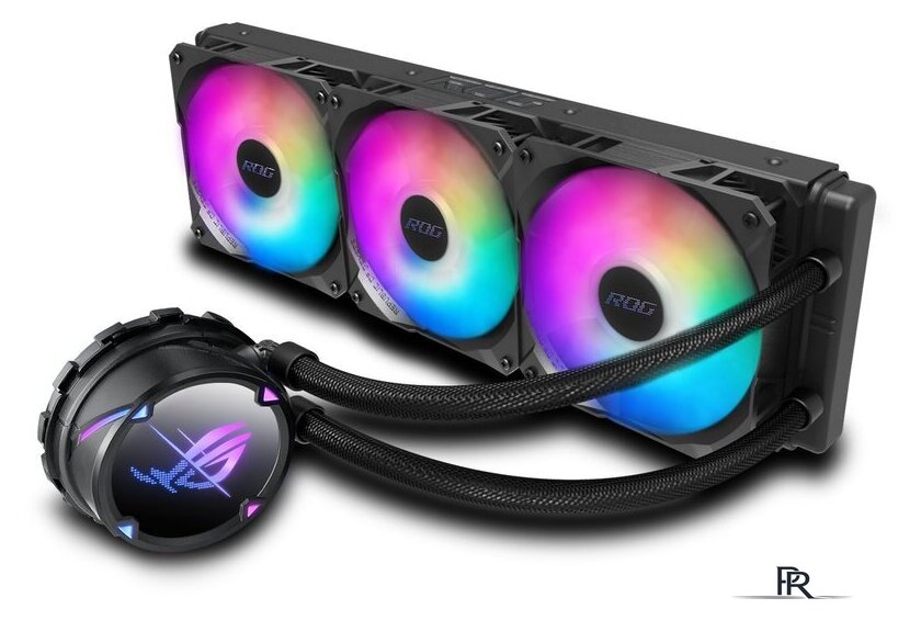 Система жидкостного охлаждения для процессора ASUS ROG Strix LC II 360 ARGB - Изображение №1 — Интернет-магазин ПроЗаказ