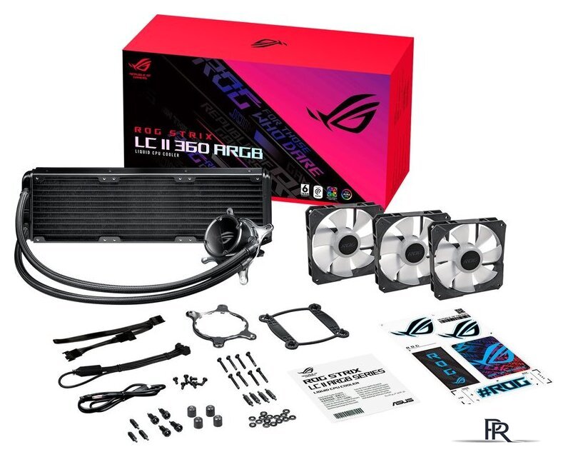 Система жидкостного охлаждения для процессора ASUS ROG Strix LC II 360 ARGB - Изображение №4 — Интернет-магазин ПроЗаказ