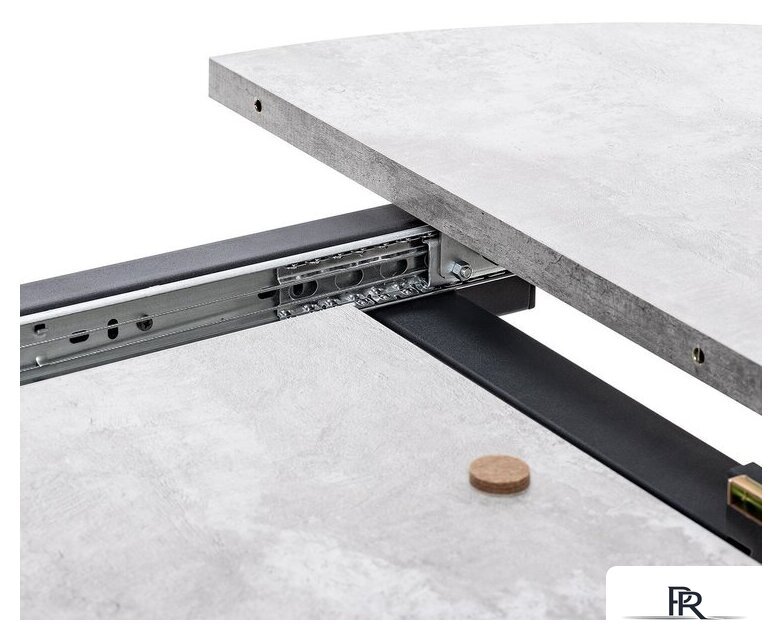 Кухонный стол Мебель Импэкс Leset Капри (цемент/черный) - Изображение №6 — Интернет-магазин ПроЗаказ