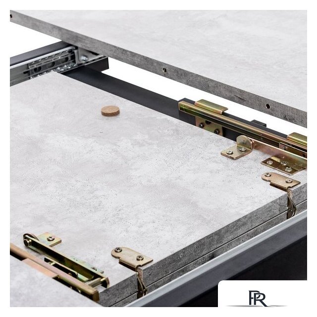 Кухонный стол Мебель Импэкс Leset Капри (цемент/черный) - Изображение №5 — Интернет-магазин ПроЗаказ