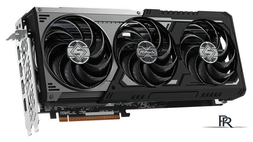Видеокарта ASRock Radeon RX 9070 GRE Steel Legend Dark 12GB OC RX9070GRE SLD 12GO - Изображение №3 — Интернет-магазин ПроЗаказ