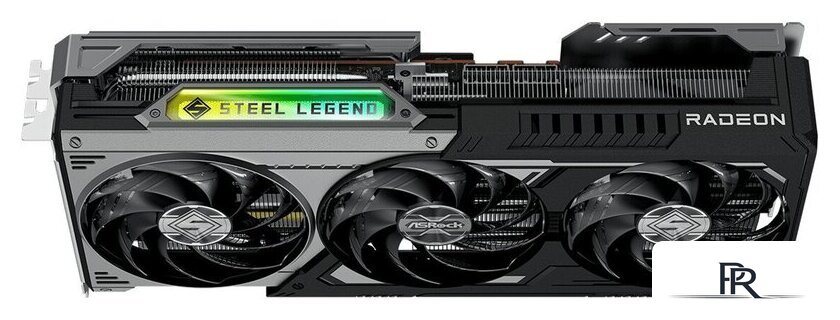 Видеокарта ASRock Radeon RX 9070 GRE Steel Legend Dark 12GB OC RX9070GRE SLD 12GO - Изображение №4 — Интернет-магазин ПроЗаказ