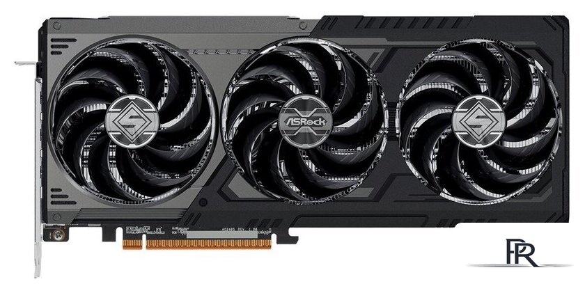 Видеокарта ASRock Radeon RX 9070 GRE Steel Legend Dark 12GB OC RX9070GRE SLD 12GO - Изображение №2 — Интернет-магазин ПроЗаказ