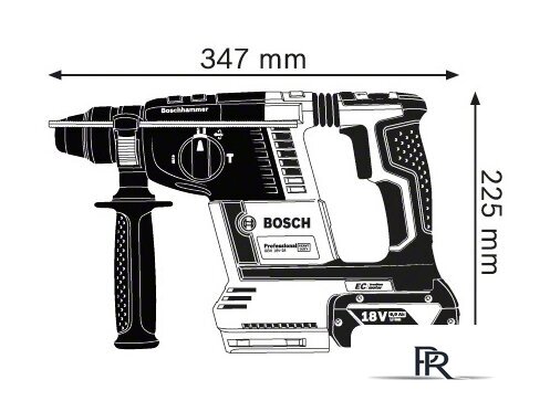 Перфоратор Bosch GBH 18V-26 Professional 0611909000 (без АКБ) - Изображение №2 — Интернет-магазин ПроЗаказ