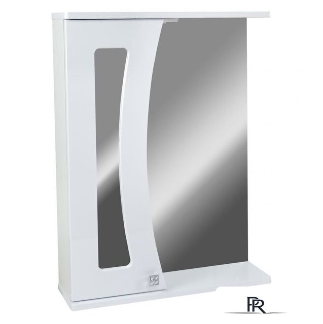  Doratiz Шкаф с зеркалом Селена 55 R 2711.114 (белый, с подсветкой) - Изображение №3 — Интернет-магазин ПроЗаказ