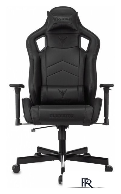 Игровое (геймерское) кресло Knight Gladiator (экокожа черный) - Изображение №2 — Интернет-магазин ПроЗаказ