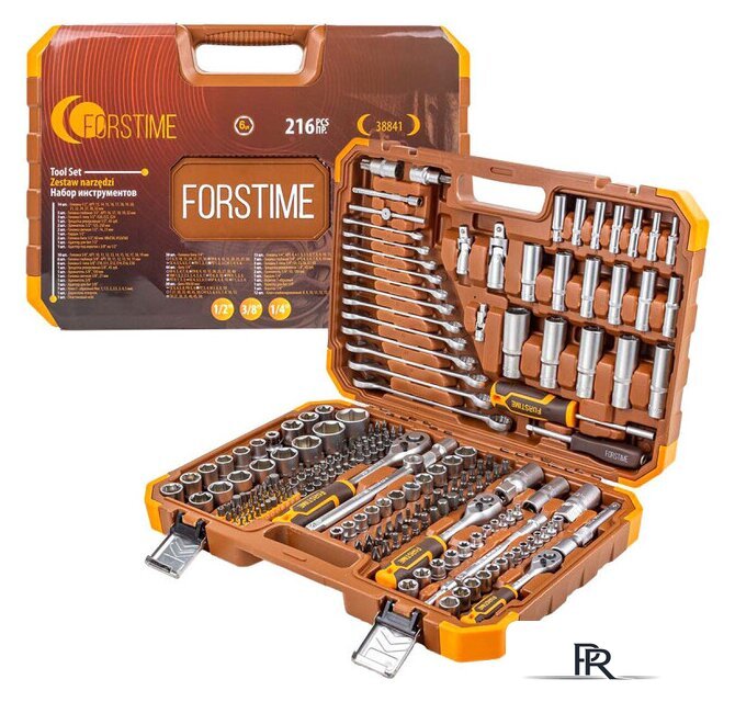 Универсальный набор инструментов Forstime FT-38841 (216 предметов) - Изображение №1 — Интернет-магазин ПроЗаказ
