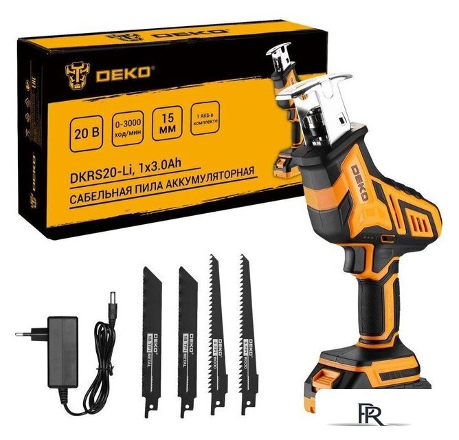 Сабельная пила Deko DKRS20-Li 083-1059 (с 1-им АКБ) - Изображение №1 — Интернет-магазин ПроЗаказ
