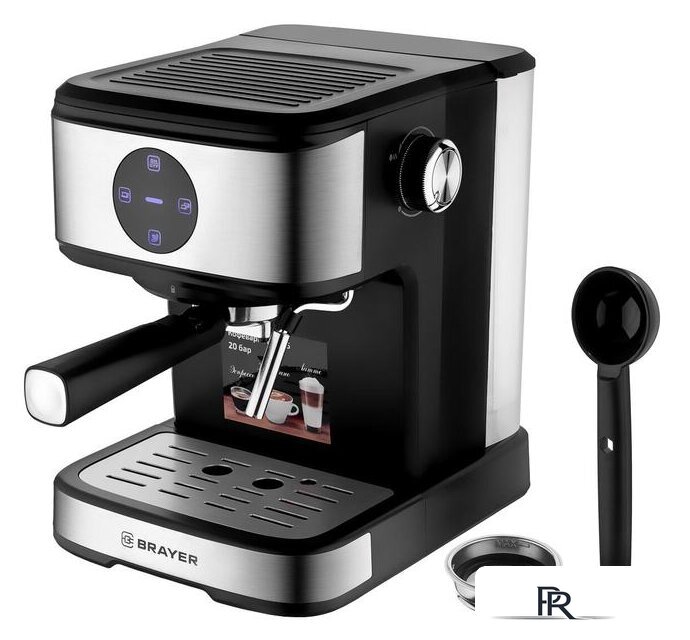 Рожковая кофеварка Brayer BR1105 - Изображение №1 — Интернет-магазин ПроЗаказ