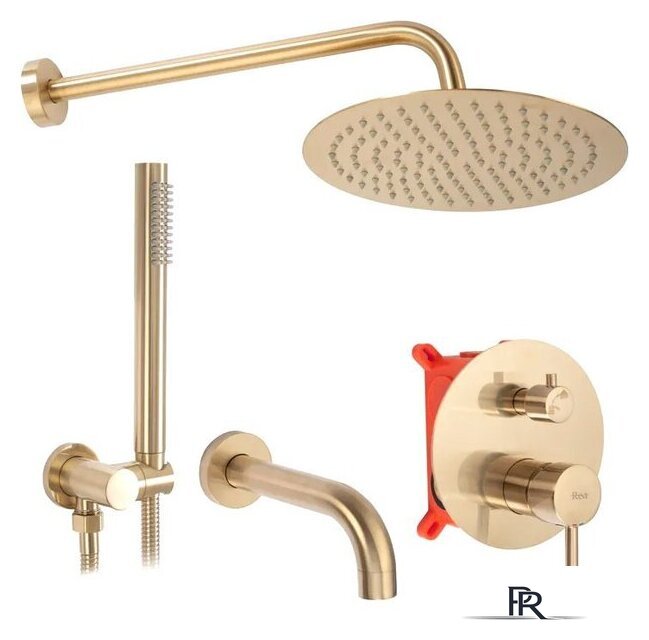 Душевая система  Rea Lungo Matt Gold REA-P6609 - Изображение №1 — Интернет-магазин ПроЗаказ