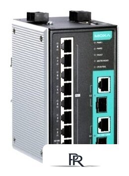 Управляемый коммутатор 2-го уровня Moxa EDS-P510A-8PoE-2GTXSFP-T - Изображение №1 — Интернет-магазин ПроЗаказ
