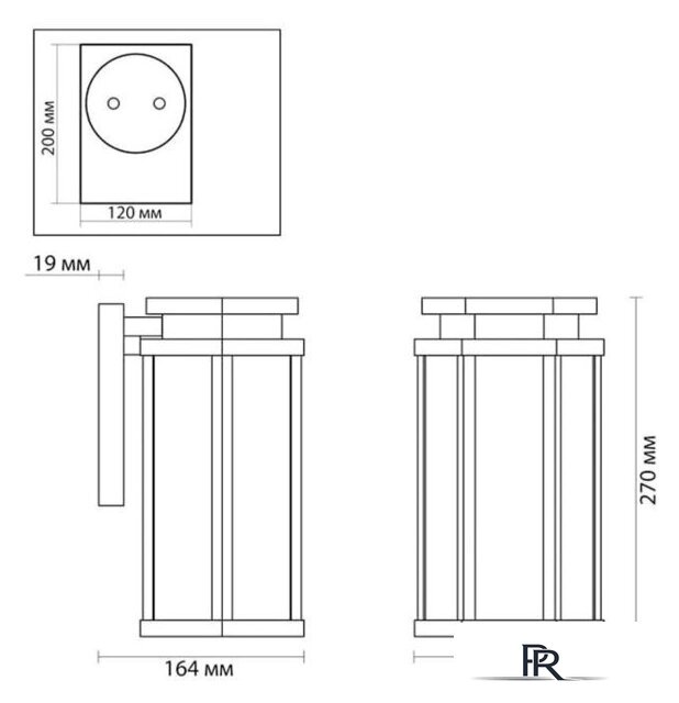 Уличный настенный светильник Odeon Light Gino 4048/1W - Изображение №2 — Интернет-магазин ПроЗаказ