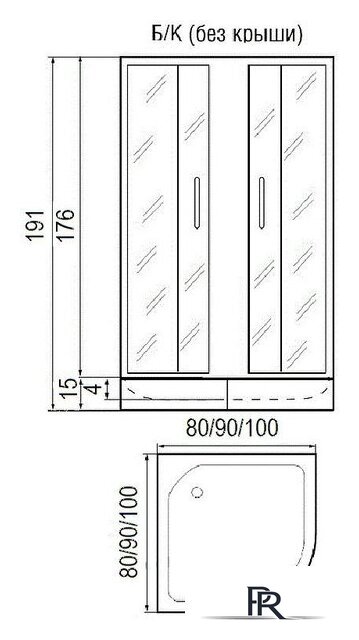 Душевой уголок River Don Light 90/15 MT - Изображение №8 — Интернет-магазин ПроЗаказ