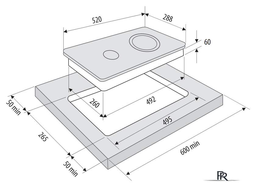 Варочная панель Krona Corto 30 BL - Изображение №3 — Интернет-магазин ПроЗаказ