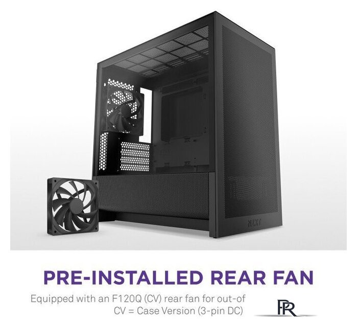 Корпус NZXT H3 Flow CC-H31FB-01 - Изображение №9 — Интернет-магазин ПроЗаказ