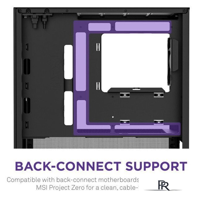 Корпус NZXT H3 Flow CC-H31FB-01 - Изображение №7 — Интернет-магазин ПроЗаказ